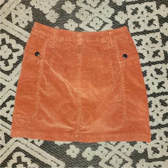 FREE PEOPLE Corduroy Skirt Size 2 - Picture 3 of 4